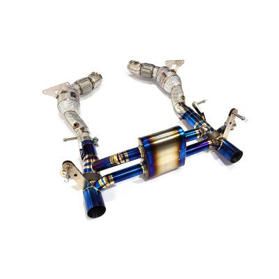  Ferrari 488 GTB/Spider 3.9T SS304 High Flow Catted Catalytic Downpipe Auto Performance Part Exhaust Header