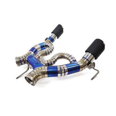  Mclaren 675LT Titanium Alloy Catback Exhaust System With Valve Controller Muffler Reson