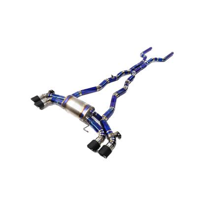 2019-2023 BMW F91 F92 F93 M8 4.4T valves control muffler valvetronic exhaust valved catback 