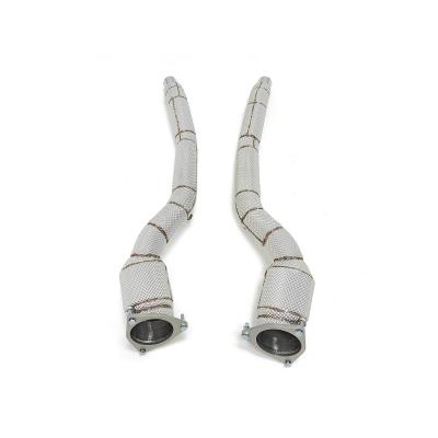 2012+ Ferrari FF 6.3L V12 heat shield downpipe  