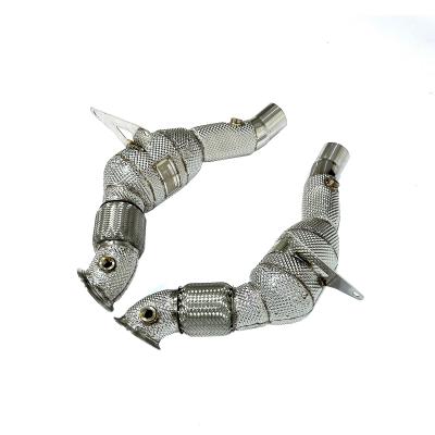 2015-2019 Ferrari 488 3.9T heat shield downpipe