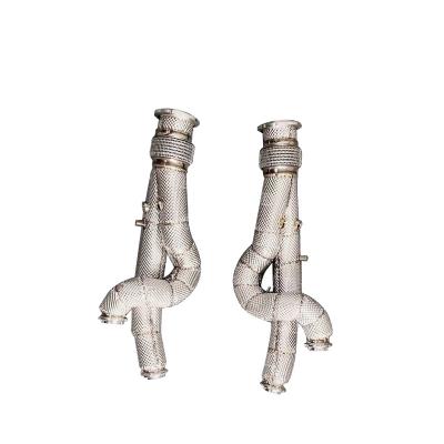 2017+ Lamborghini LP770 SVJ V12 6.5L tainless steel Equal length downpipe